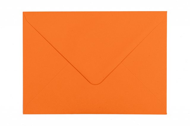Obálky DIN B6, oranžové