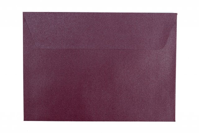 Obálky DIN C6 s lepidlem, perleťové, bobule