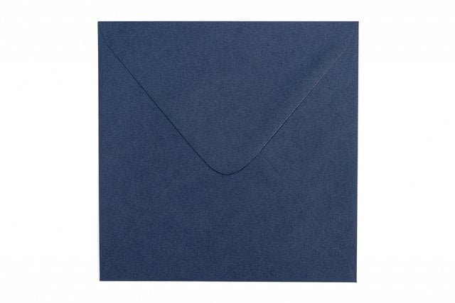 Čtvercové obálky 155x155 mm, tmavě modré