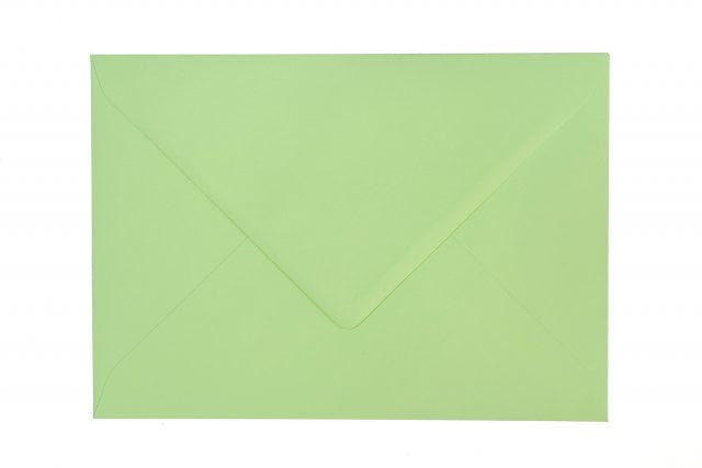 Obálky DIN C5, světle zelené