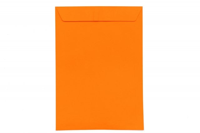 Obálky DIN C4 s lepidlem, oranžové