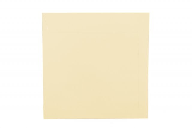 Čtvercové obálky 220x220 mm, krémové