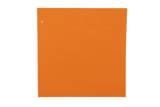 Čtvercové obálky 220x220 mm, oranžové