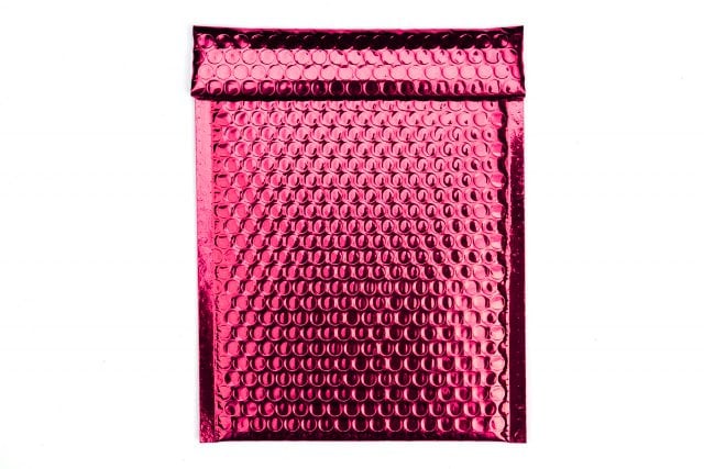 Obálky DIN C4 s polstrováním, růžové