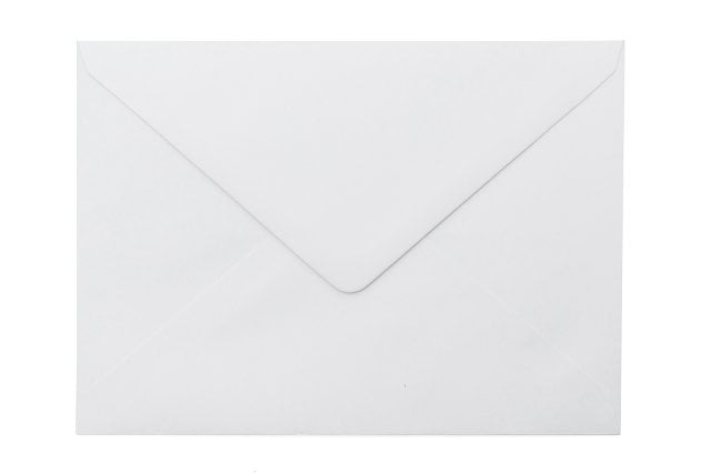 Obálky 133 x 184 mm (5 x 7 palců), bílé