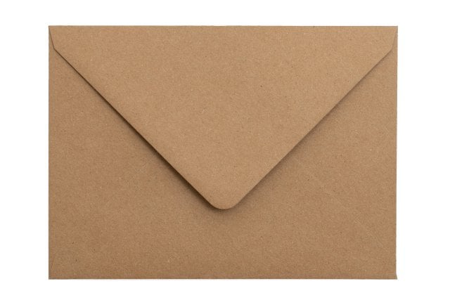 Obálky 133 x 184 mm (5 x 7 palců), kraftový papír