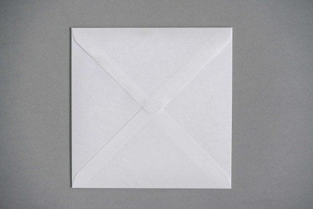 Čtvercové obálky 155x155 mm, perleťové