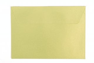 Obálky DIN C6 s lepidlem, perleťově světle zelené