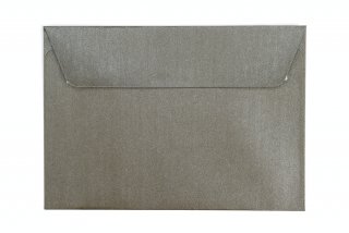 Obálky DIN C6 s lepidlem, perleťová khaki