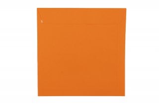 Čtvercové obálky 220x220 mm, oranžové