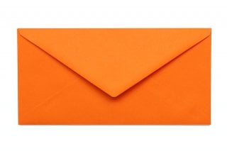 Obálky DIN dlouhé, oranžové