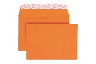Obálky Elco DIN C6 lepicí, oranžové